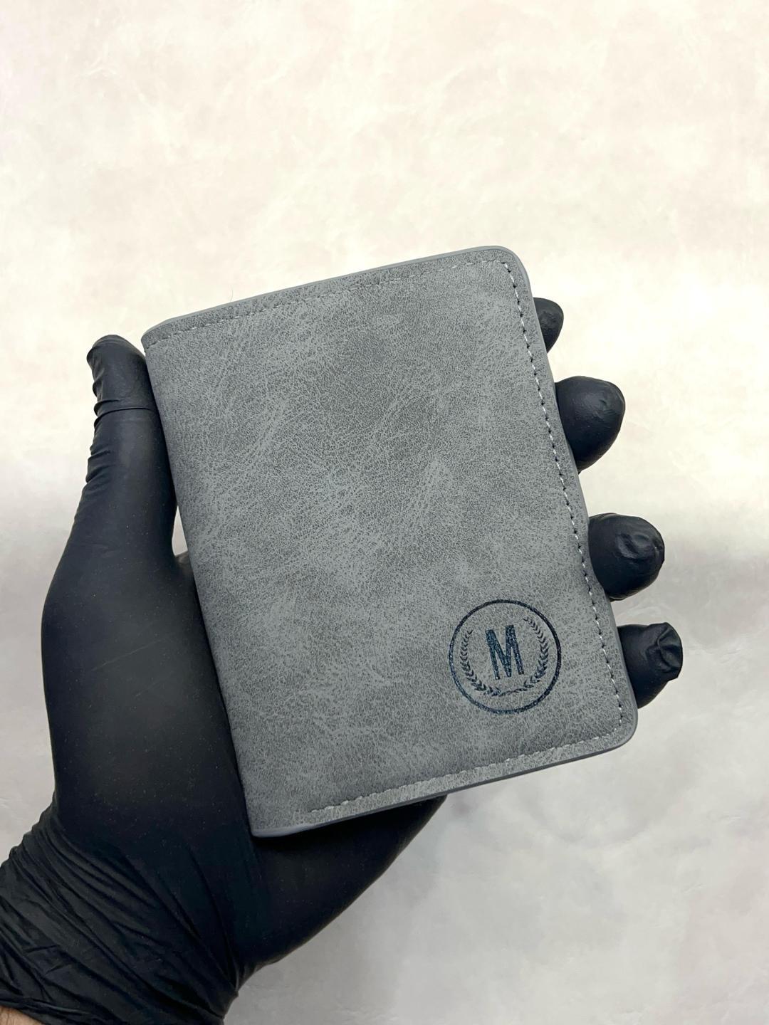 Men's Monogram Leather Wallet Multicolor