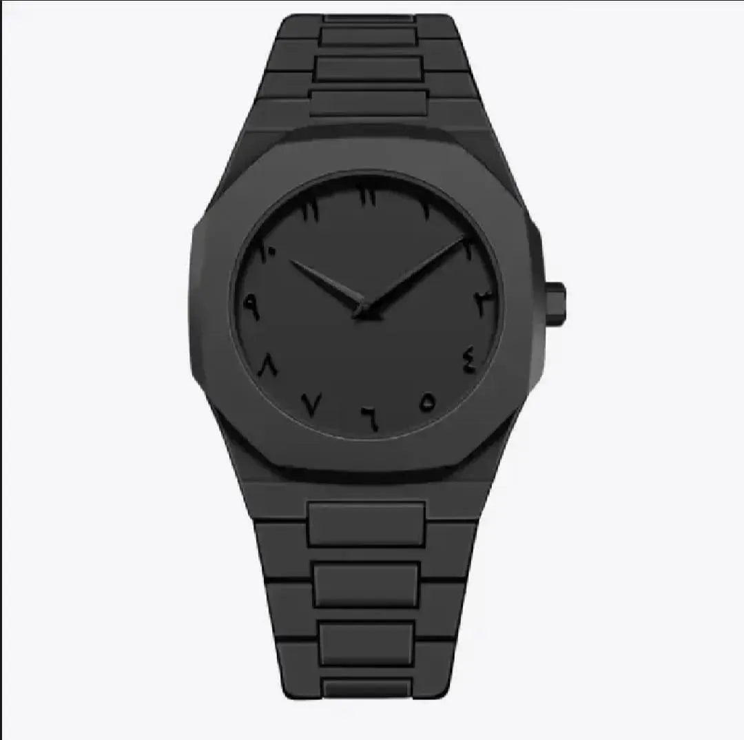 Black Ceramic Analogue Watch for Daily Wear