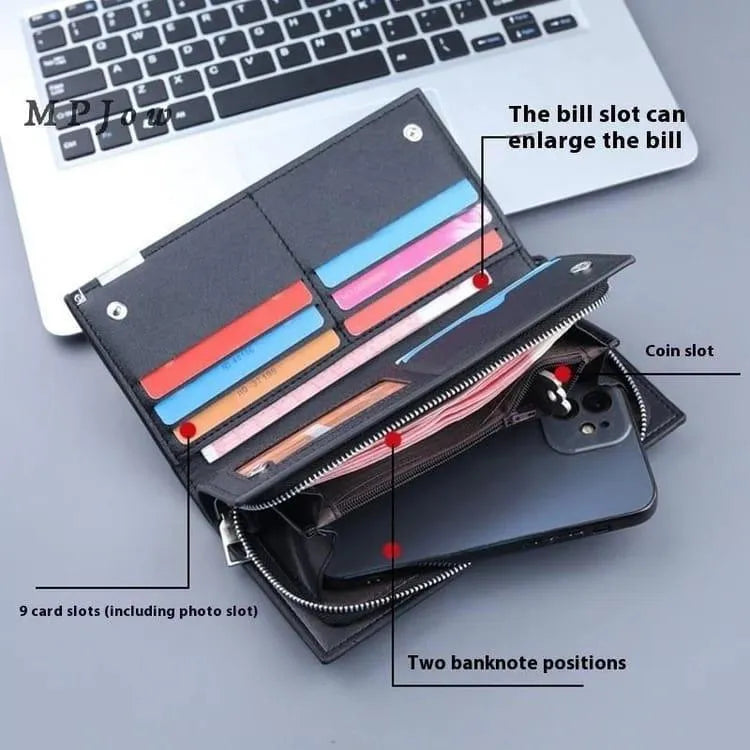 Men's Balebaily Leather Wallet 2 Pcs Buy 1 Get 1 Free