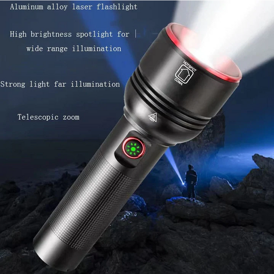 Outdoor Super Power Multifunctional Aluminum Alloy Tactical Flashlight Zoomable Waterproof Worklight